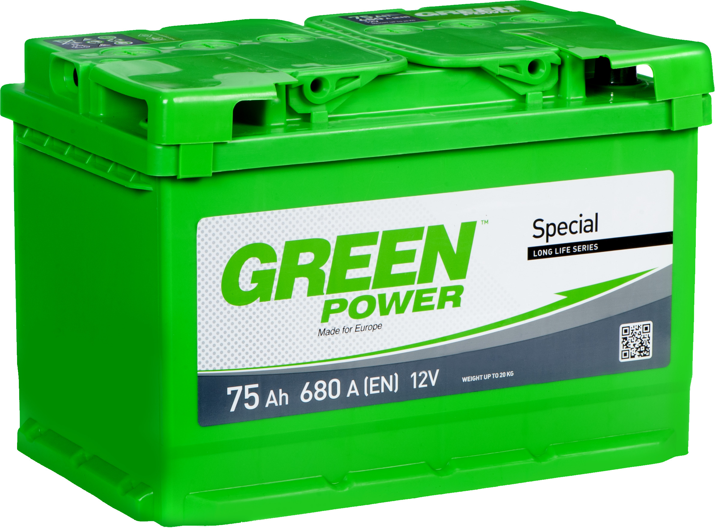 Акумулятор GREEN POWER 6CТ-75АЗ L